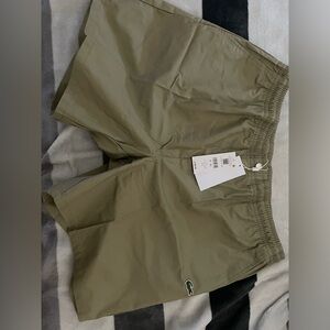 Mens kaki lacoste shorts